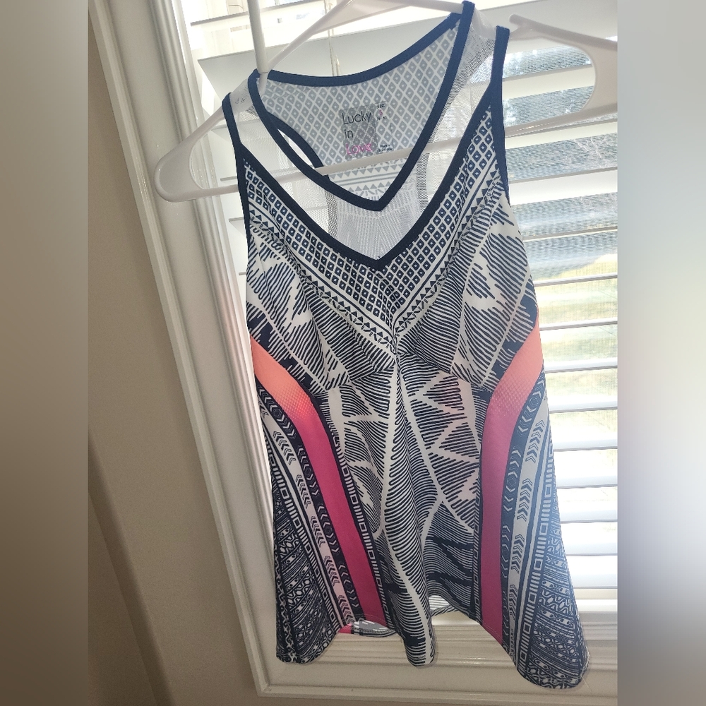 Lucky In Love Racerback Top